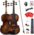 Vangoa Violin 4/4 Full Size Set - Solid Wood Starter Violin
