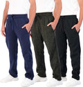 Boys Tech Fleece Sweatpants 3 Pack - Open Bottom, Pockets
