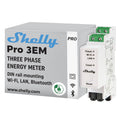 Shelly Pro 3EM (120A) 3-Phase Smart Energy Meter - Precise Monitoring