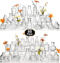 Elegant Glass Bud Vase Set of 60 Pcs for Home and Events