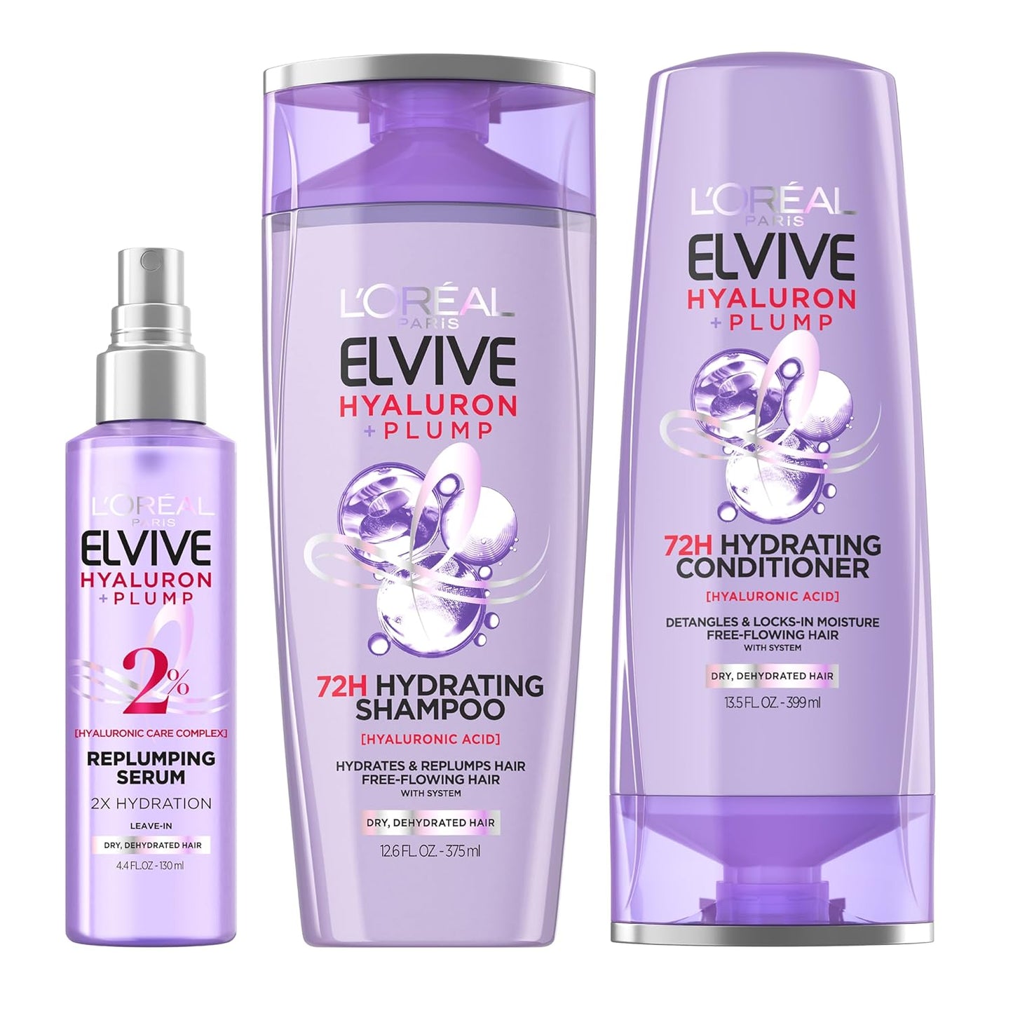 L'Oreal Paris Hyaluron Plump Hydrating Haircare Set