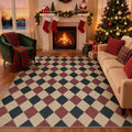 Lahome Christmas Rugs for Living Room - Festive 8x10 Decor