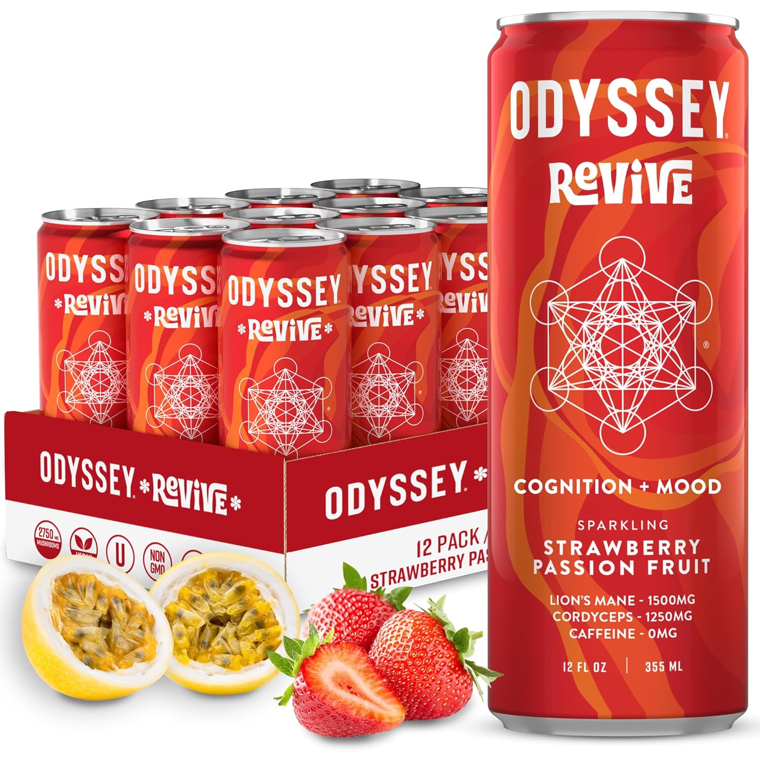 Odyssey Revive Sparkling Drink for Instant Hydration and Wellness