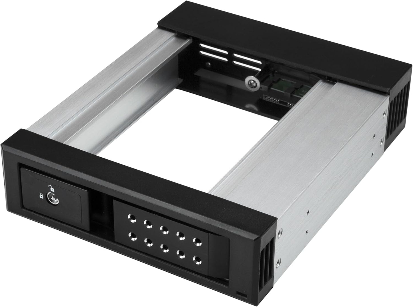 5.25in to 3.5in Trayless Hard Drive Hot Swap Bay for SATA/SAS