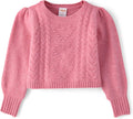 Gymboree Girls and Toddler Cable Knit Long Sleeve Sweater - Soft Feel