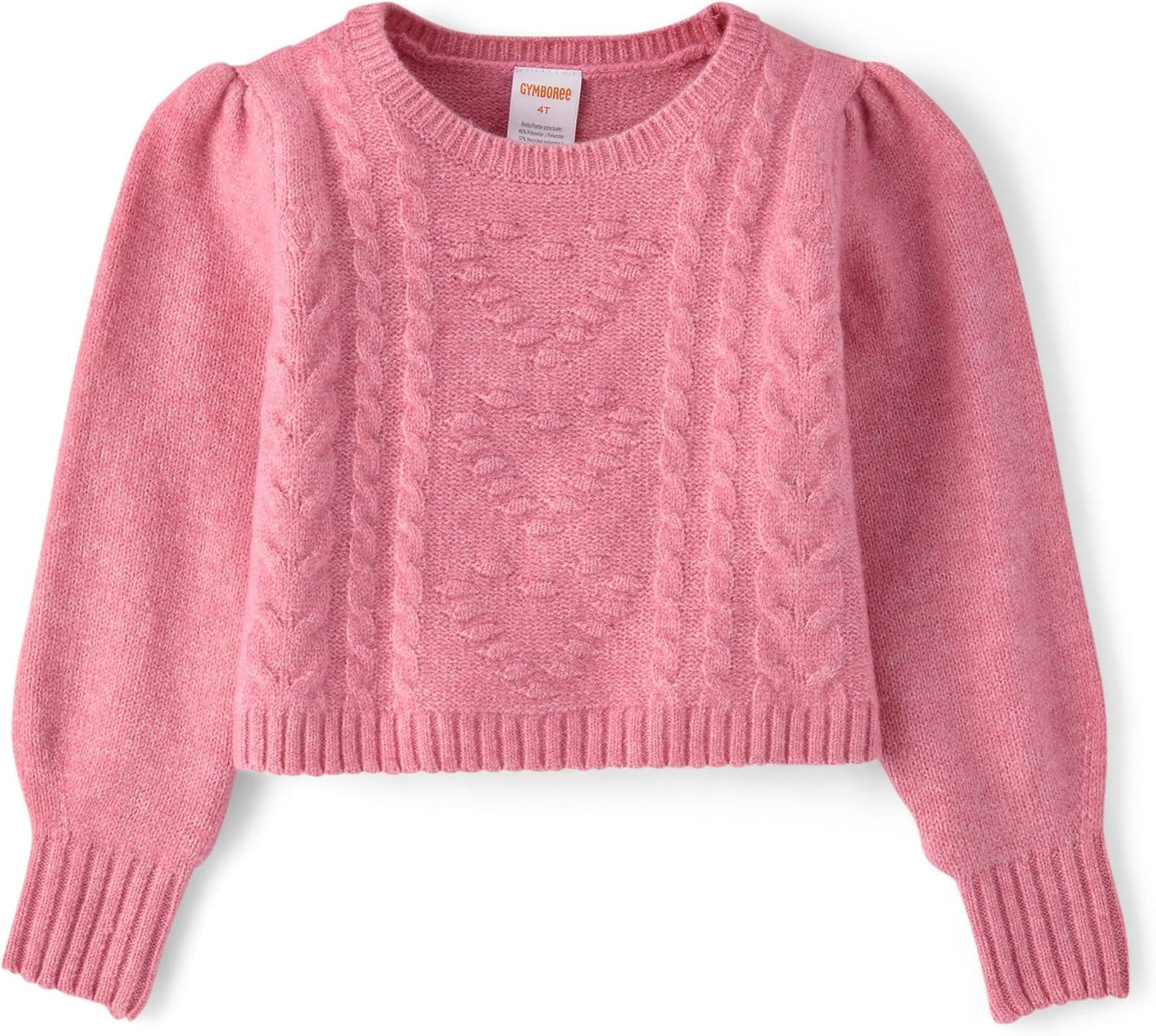 Gymboree Girls Long Sleeve Cable Knit Sweaters for Toddlers