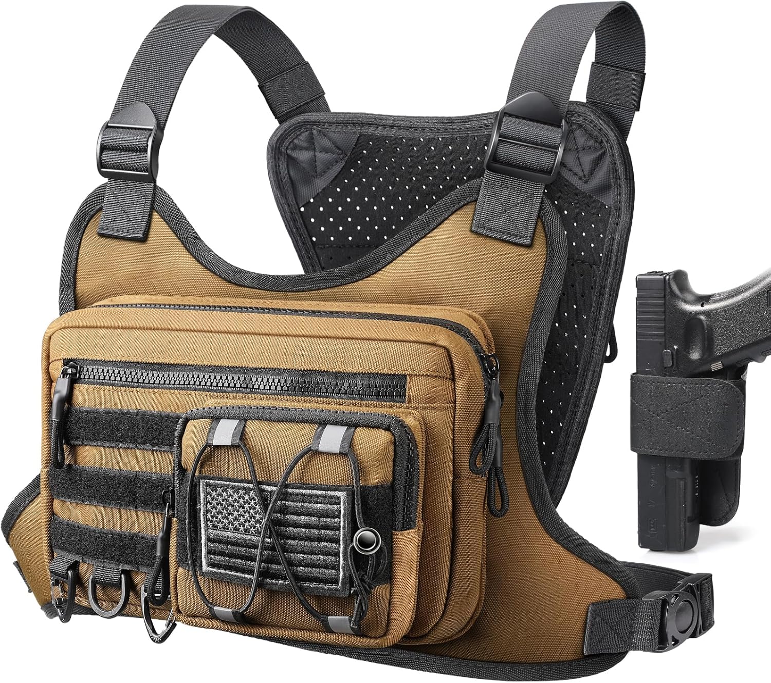 Tactical Chest Bag for Men Women - Sport Chest Pack for Outdoor