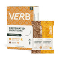 Verb Caffeinated Energy Bars Variety Pack - 2 Flavors, Low Sugar Boost