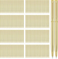 Zonon 160 Gold Metal Slim Ballpoint Pens Bulk - Smooth Writing
