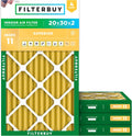 Filterbuy 20x30x2 Air Filter MERV 11 - Pet & Allergy Defense (4-Pack)