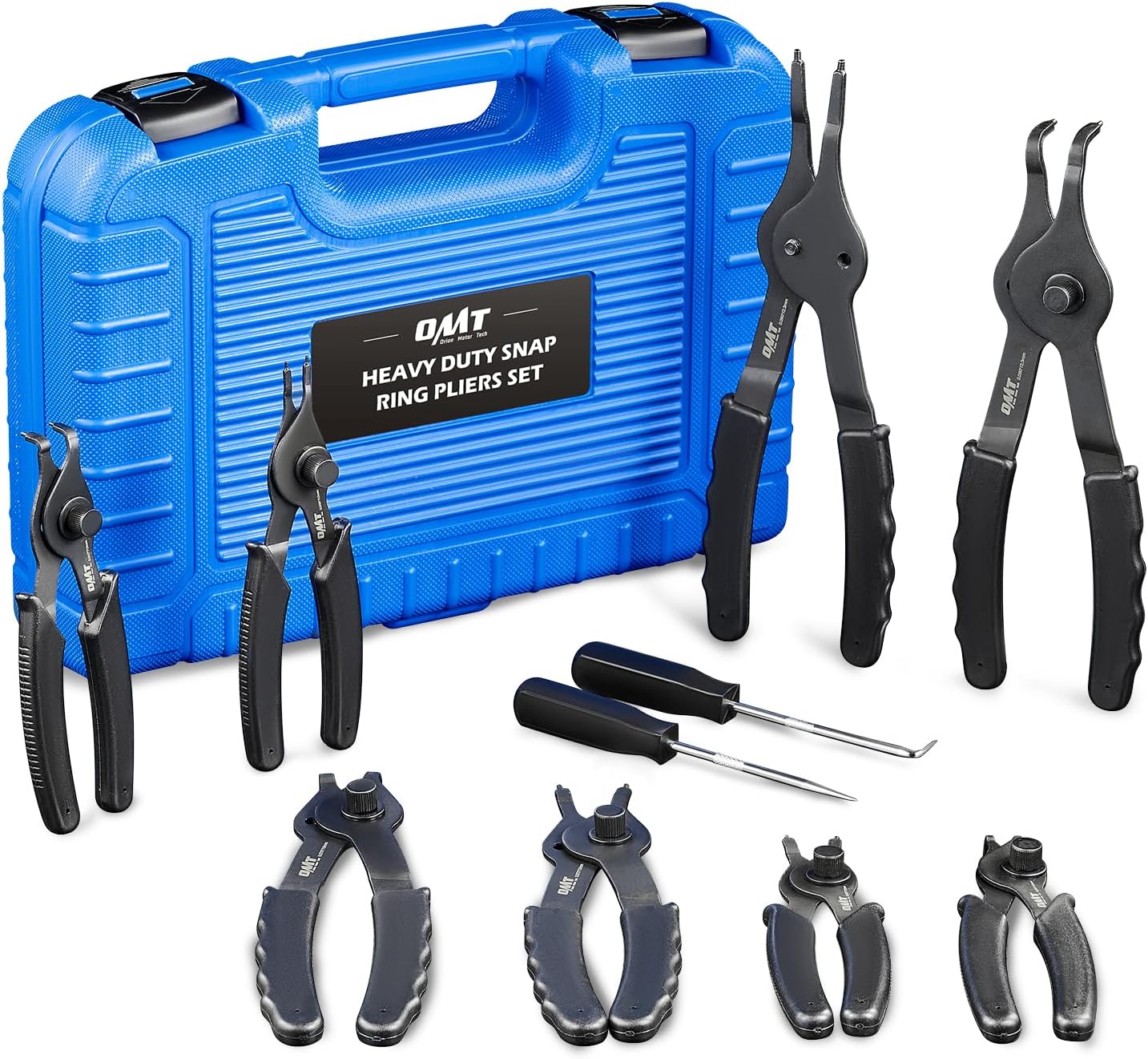Orion Motor Tech 10pc Snap Ring Pliers Set for Every Task