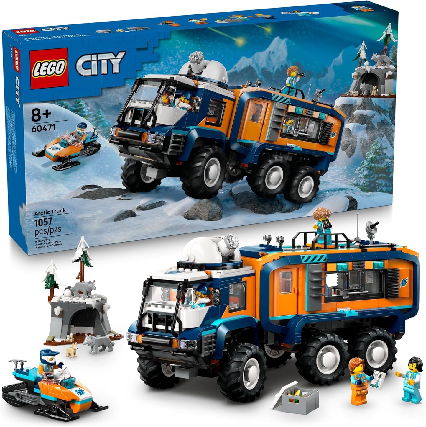 LEGO City Arctic Explorer Science Lab Truck for Kids 8