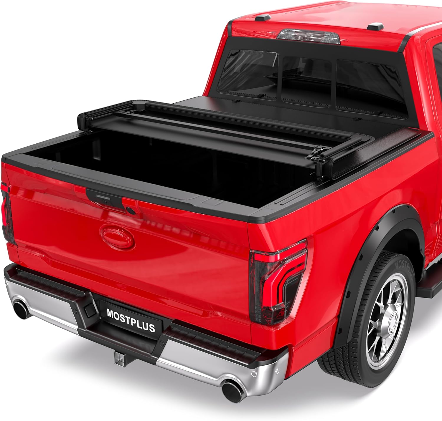 MOSTPLUS Tri-Fold 5.5 FT Soft Tonneau Cover for Ford F-150
