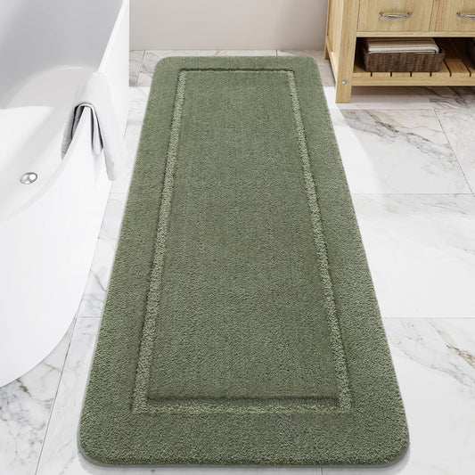 LOCHAS Bathroom Runner Rug - Soft Non Slip Washable Mat
