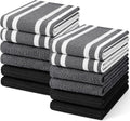Homaxy Premium Kitchen Towels 18x28, 12 Pack - Soft, Absorbent Cotton