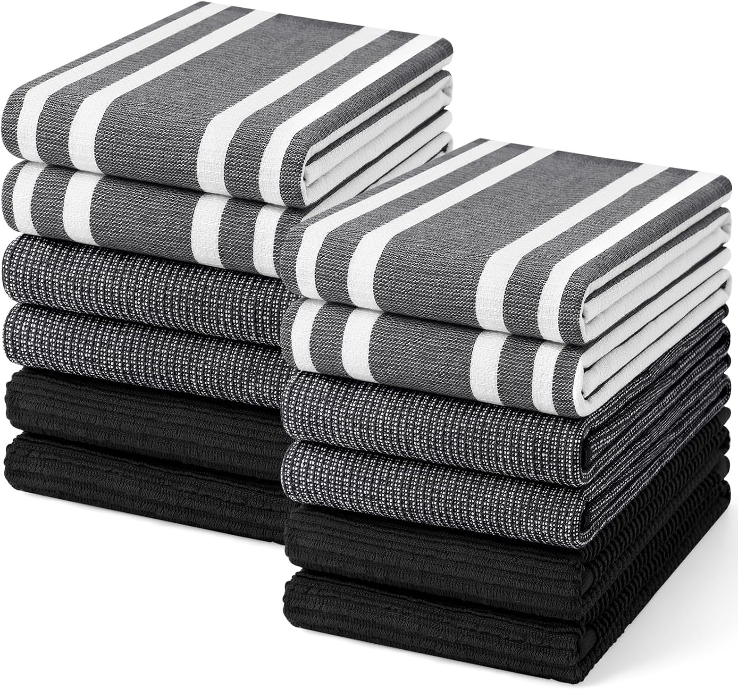 Homaxy Premium Kitchen Towels - Soft, Absorbent, and Versatile