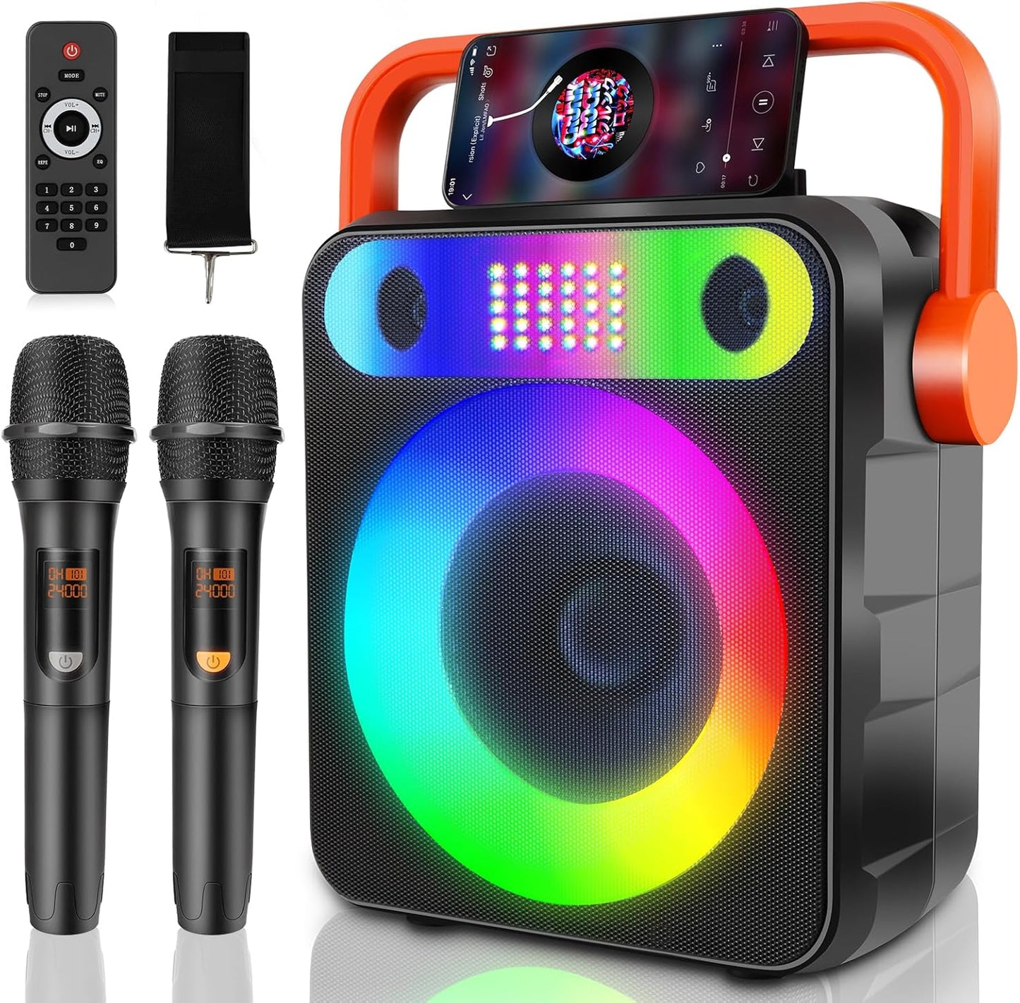 Wireless Karaoke Fun with Strobe Lights!