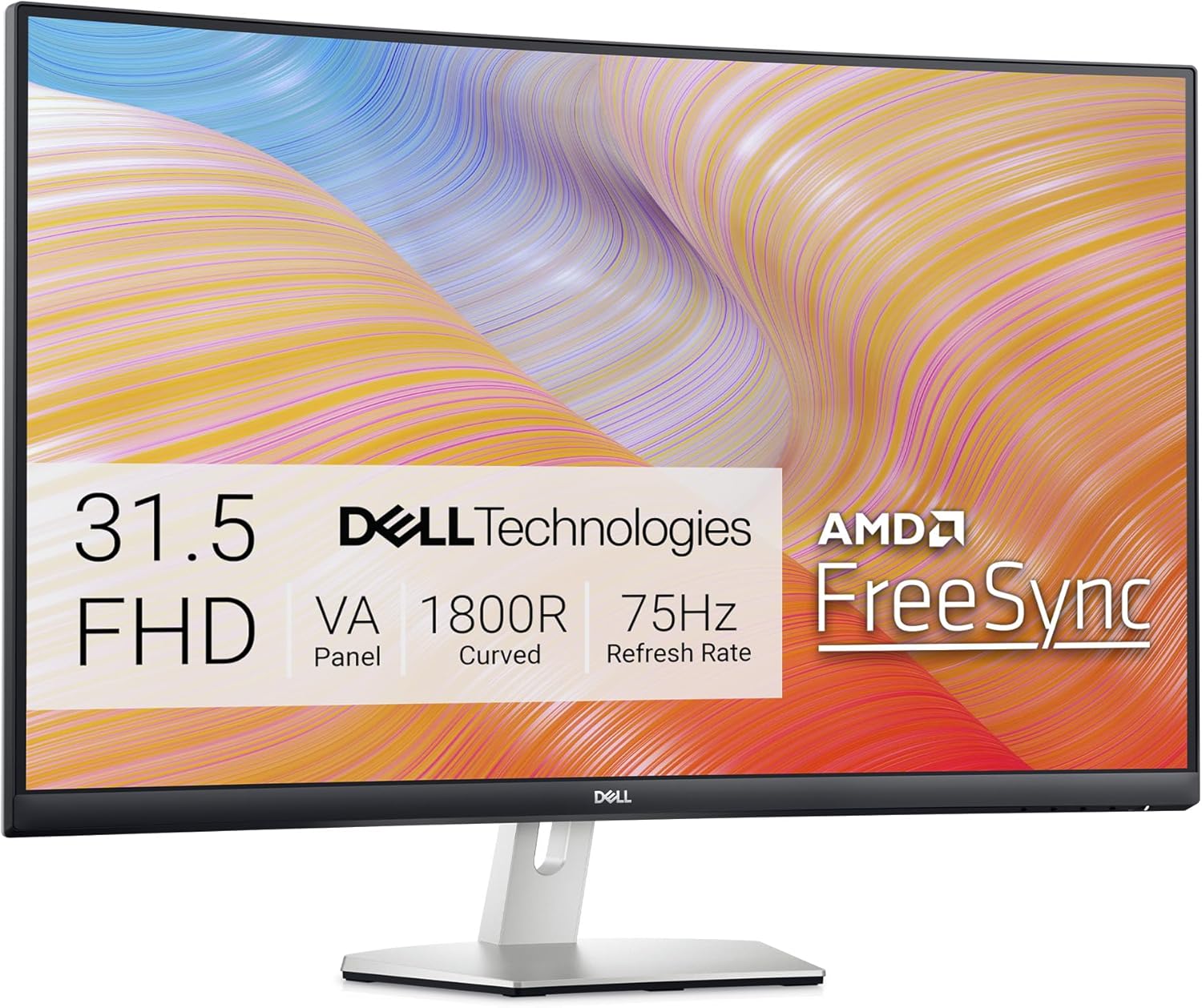 Dell Curved 31.5 FHD Monitor - Immersive 1800R Display