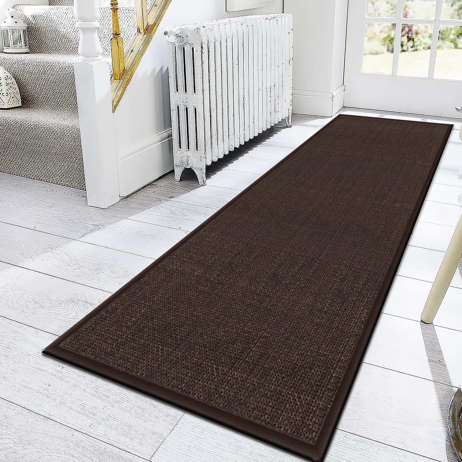 GOYLSER Non Slip Carpet Runners for Hallway and Bathroom