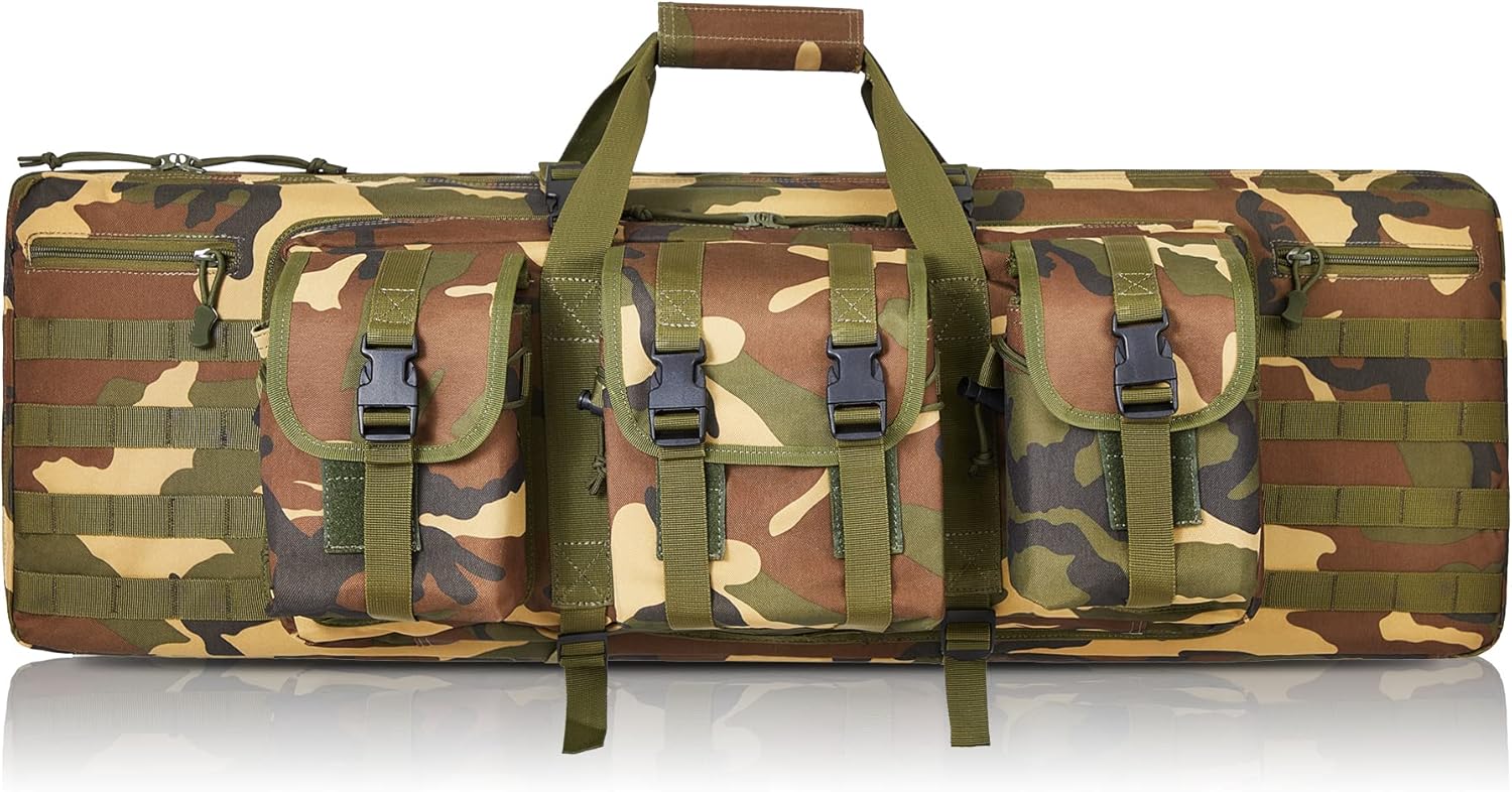 Soft Rifle Case Tactical Long Double Backpack Gun Bag for Hunting
