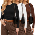 Women's Crew Neck Long Sleeve Tees for Everyday Casual Style