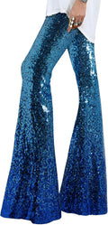 High Waisted Sequin Trousers for Women by EVALLESS for Stunning Look