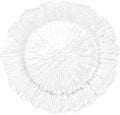 Thick & Reusable White Charger Plates: Set of 6!