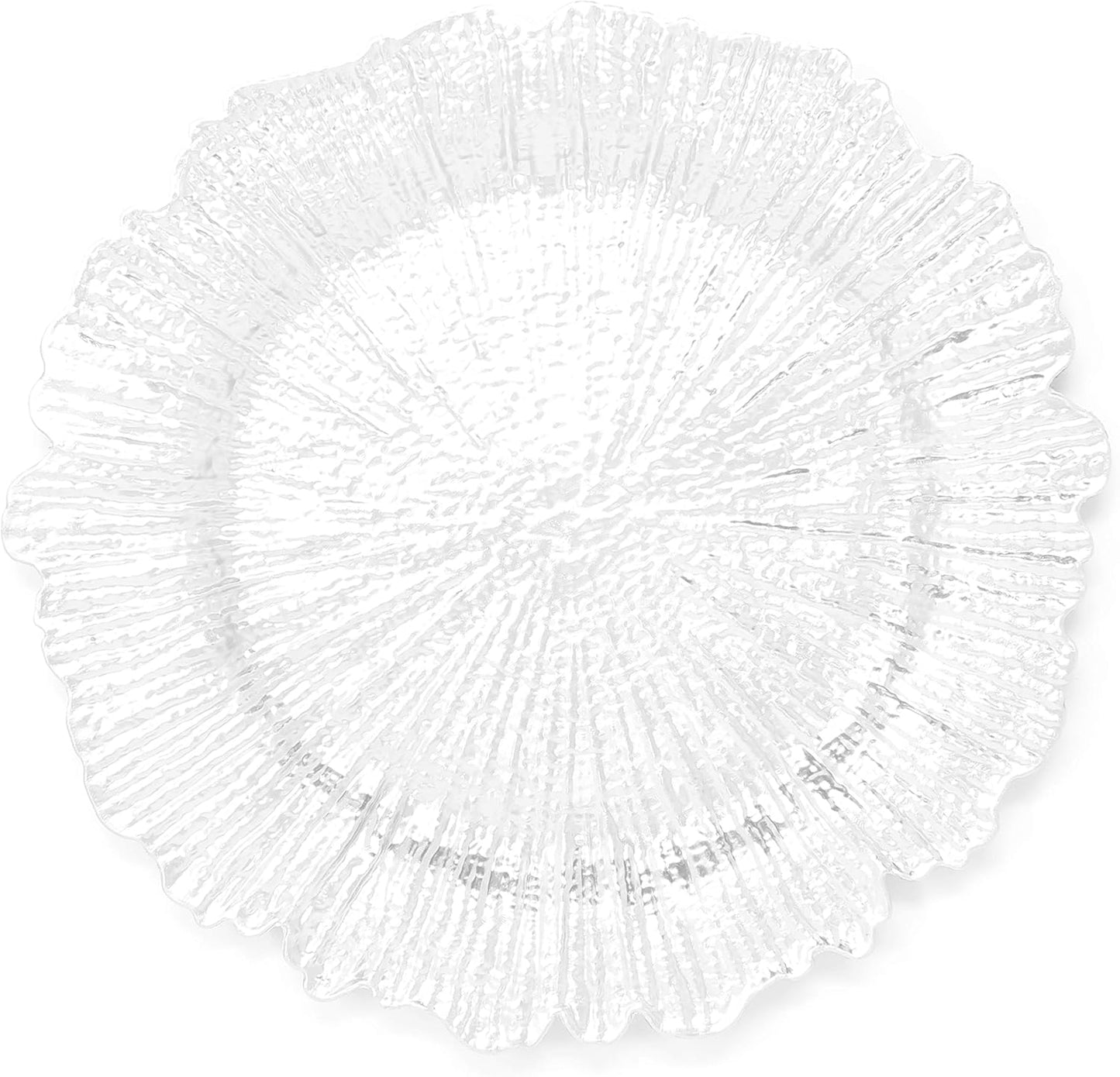 Thick & Reusable White Charger Plates: Set of 6!