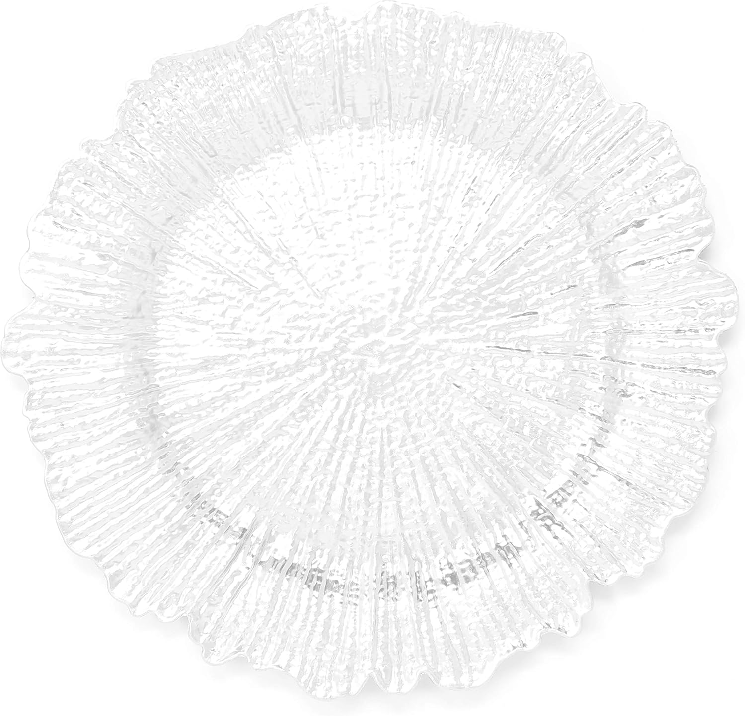 Thick & Reusable White Charger Plates: Set of 6!