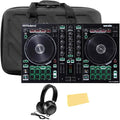 Roland DJ-202 DJ Controller Bundle - Compact Serato Performance