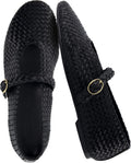 CUSHIONAIRE Bistro Mary Jane Flats for Women - Comfortable Woven