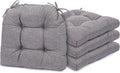Chair Cushions for Dining Chairs 4 Pack 17x16 - Soft Tufted Seat Pads