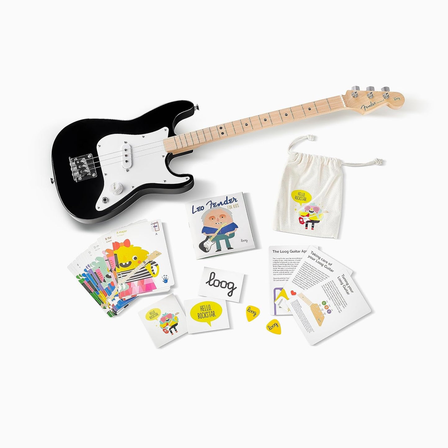 3-String Electric Kids Guitar: Easy Play for Beginners!