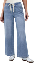 luvamia Wide Leg Jeans Women High Waisted Pull On - Comfortable Fit