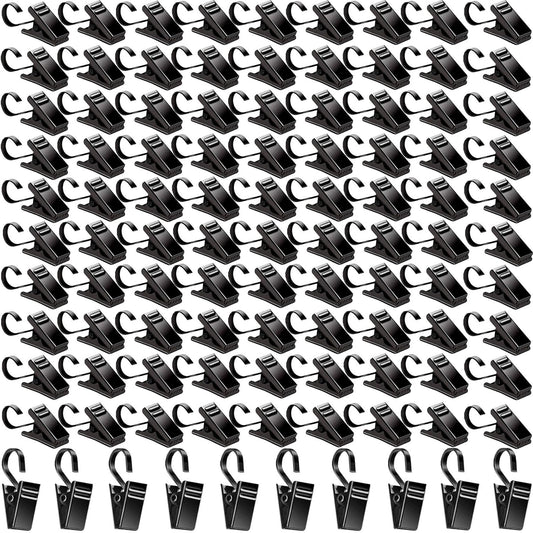 100 Stainless Steel Curtain Clips: Secure & Versatile