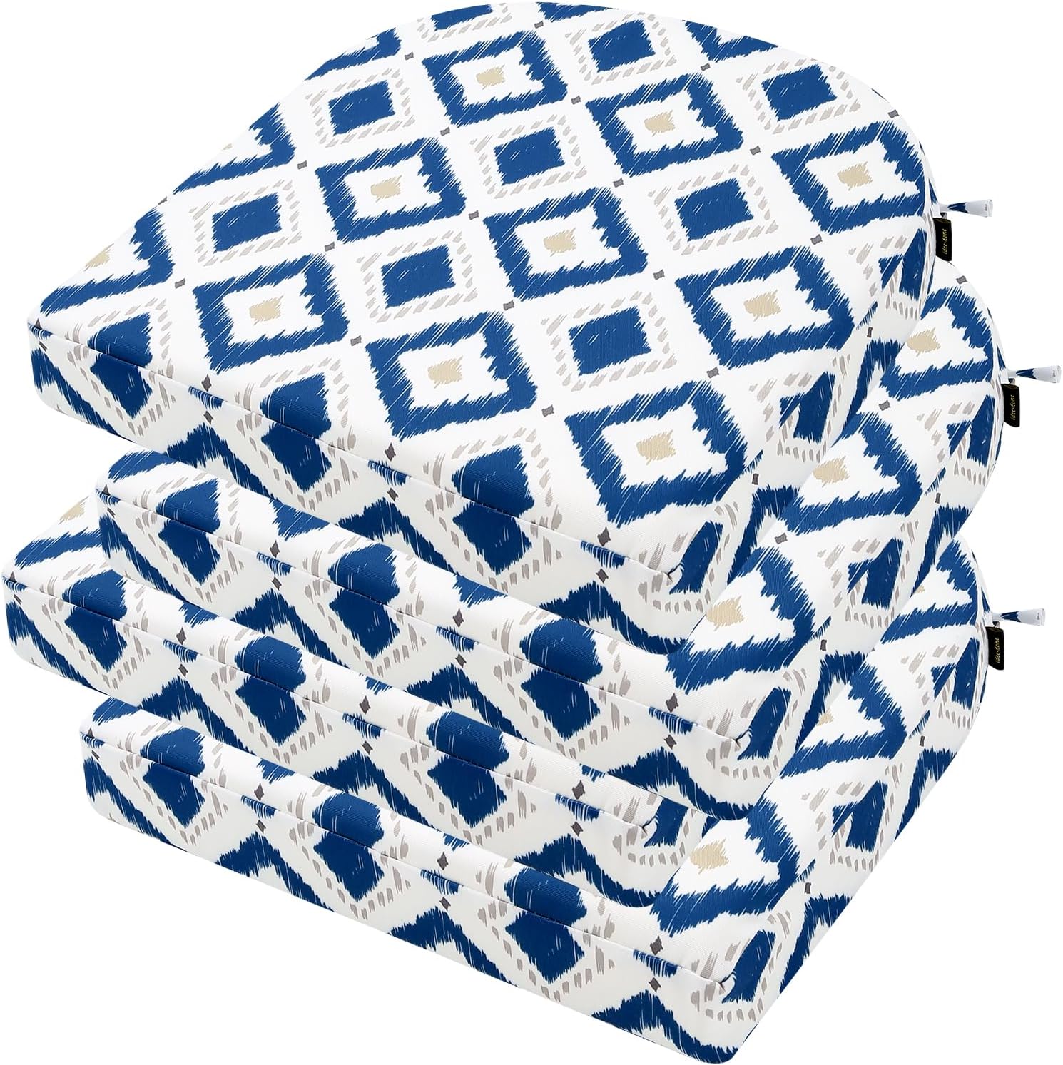 Outdoor Chair Cushions Set of 4, Waterproof and Stylish Comfort