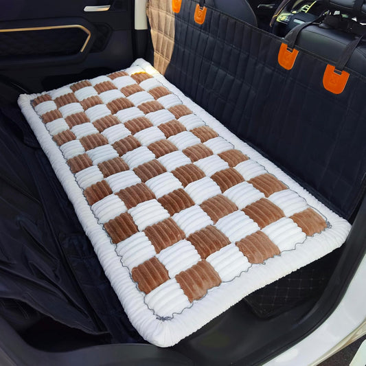 Backseat Pet Bed Mat for Cars - Deluxe Non-Slip Dog Bed