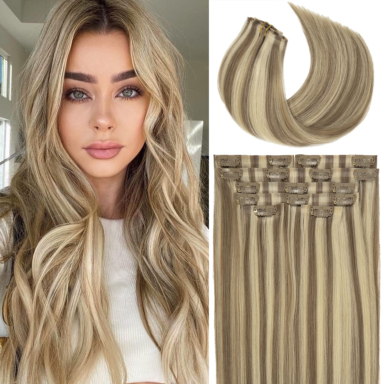 Lacer Hair Highlight Clip in Extensions for Fine Thin Hair