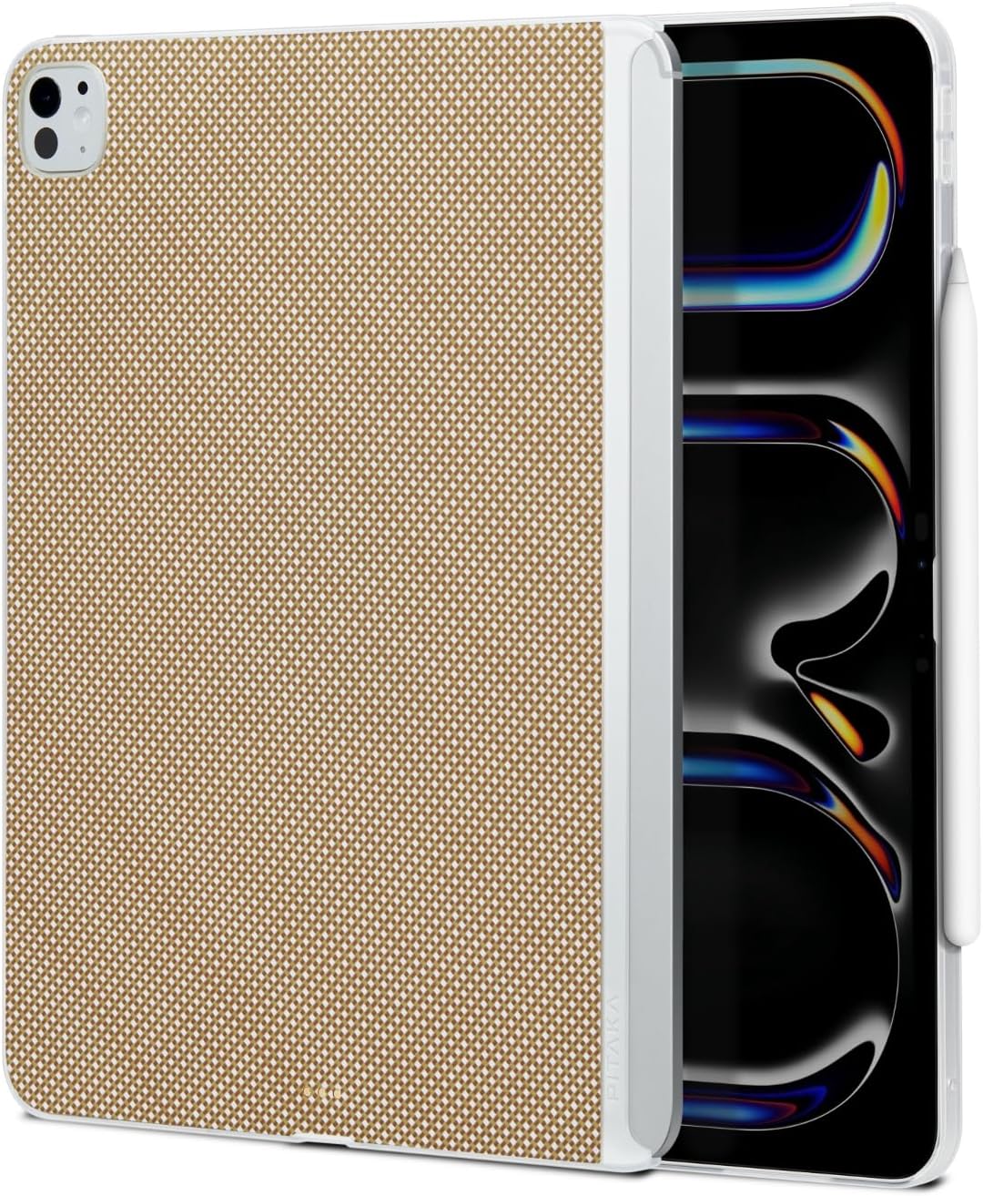 PITAKA iPad Pro M4 Case - Aramid Fiber, Apple Pencil Charging, Magic Keyboard Compatible!