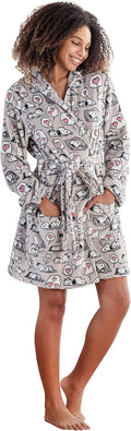 Peanuts Snoopy VelvetLoft Lightweight Women Robes with Pockets