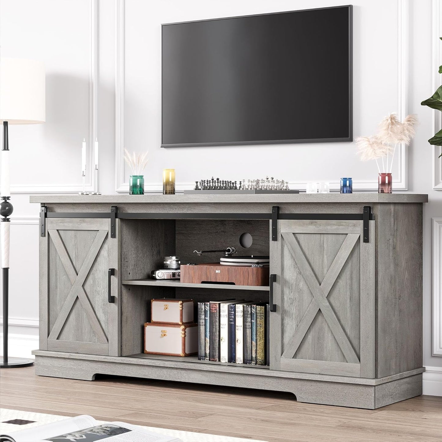 IdealHouse 65 TV Stand: Stylish Storage Solution