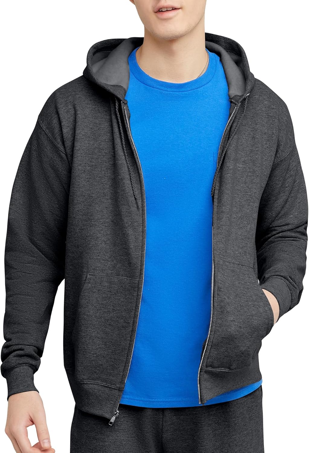 Eco-Friendly Hanes Fleece Hoodie for Men