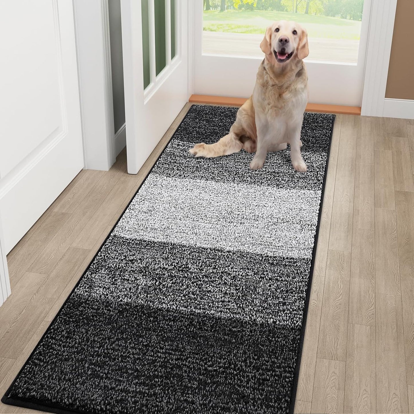 Smiry Dog Door Mat for Muddy Paws - Absorbent and Durable