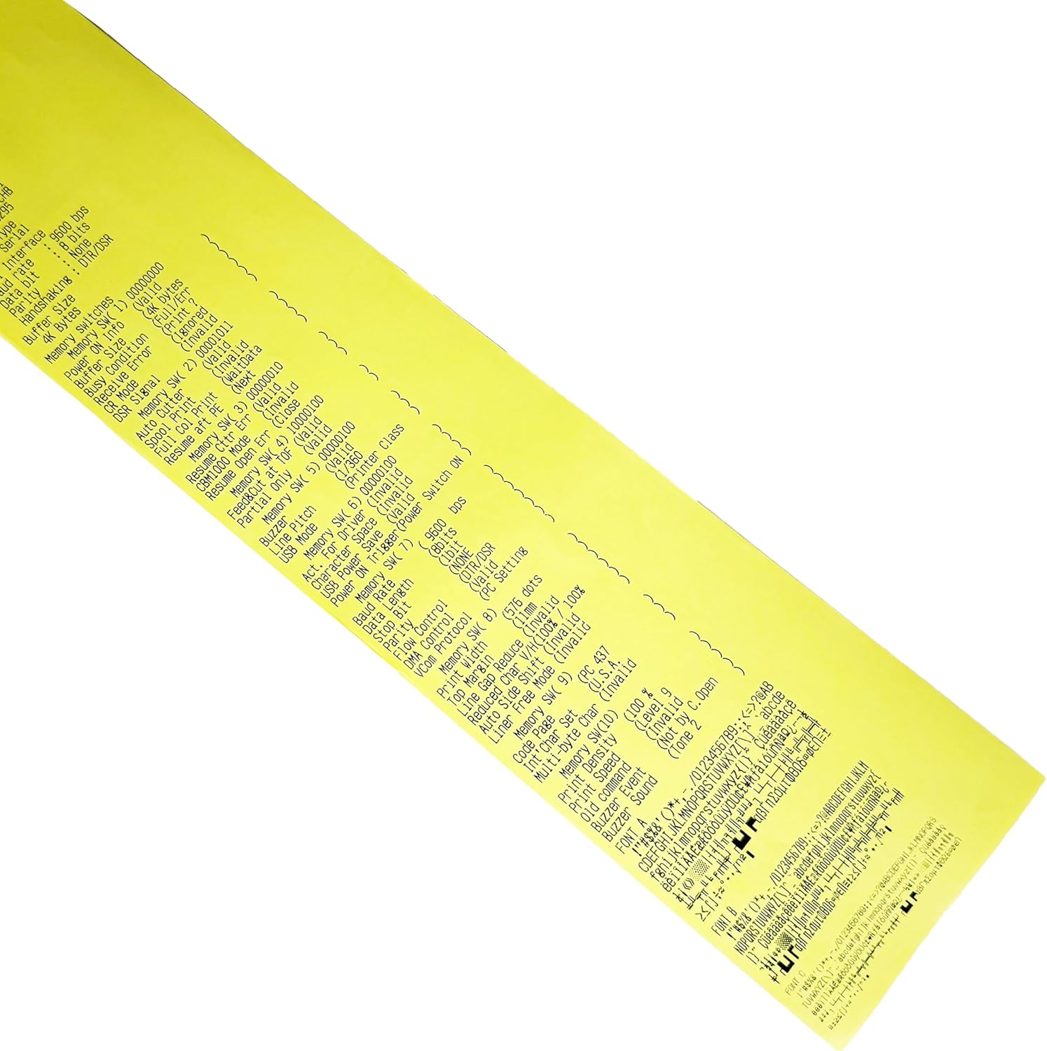 High-Quality 3 1/8 x 230 Yellow Thermal Paper Rolls for POS