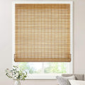 Cordless Bamboo Roller Shades 35in x 64in - No Tools No Drill