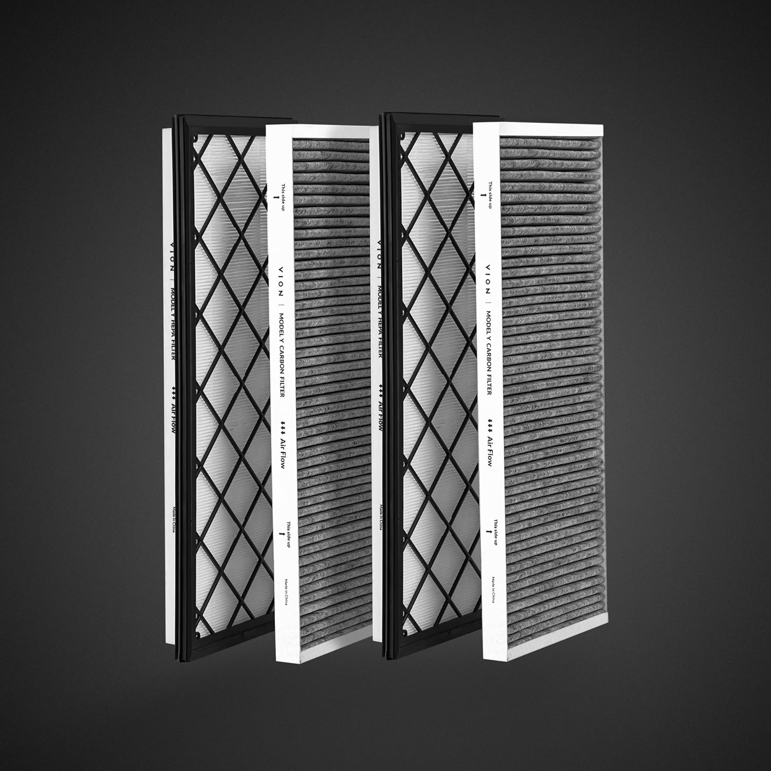 VION Model Y Front Trunk HEPA Carbon Air Filters Kit Review