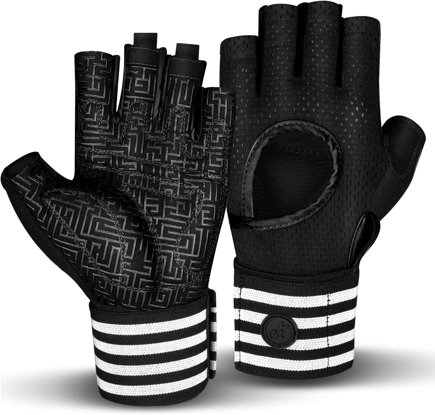 MOREOK Wrist Support Weightlifting Gloves - Strength & Style!