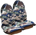 Car Seat Cover Protector Front Seats - Waterproof Camouflage Seat