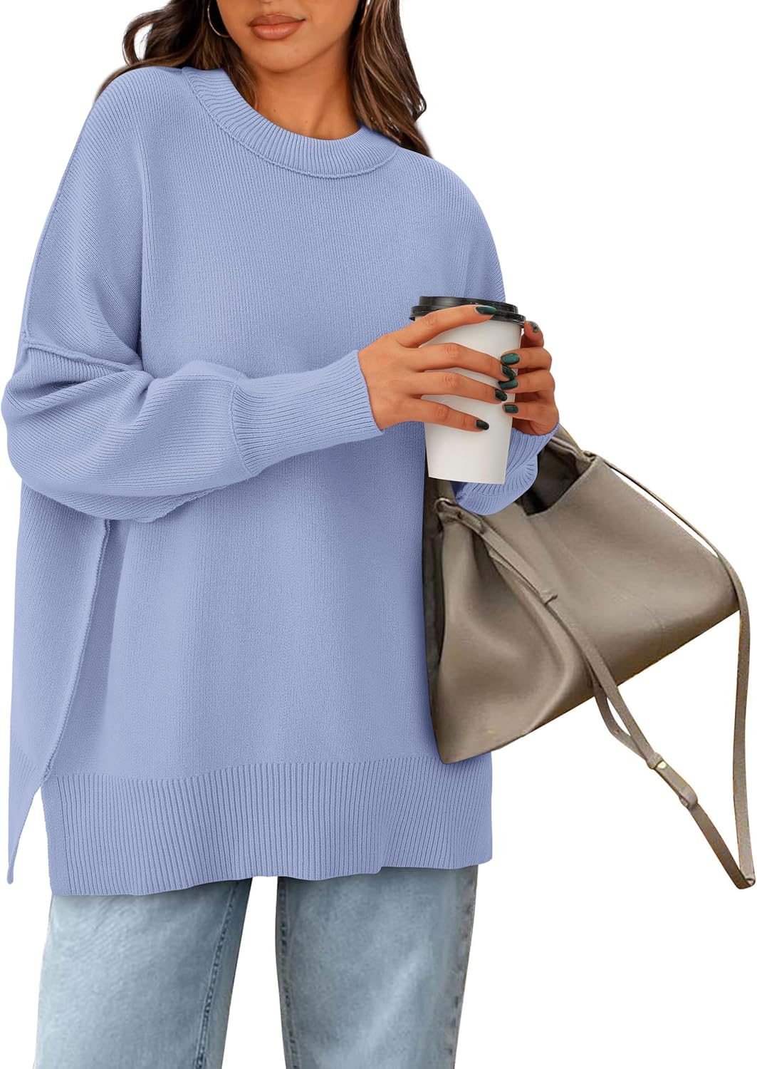 PRETTYGARDEN Women's Oversized Sweater for Cozy Fall Fashion