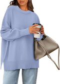PRETTYGARDEN Oversized Crewneck Sweater 2025 - Cozy Chunky Knit